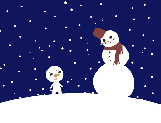 「snowman」 illustration images(Popular)