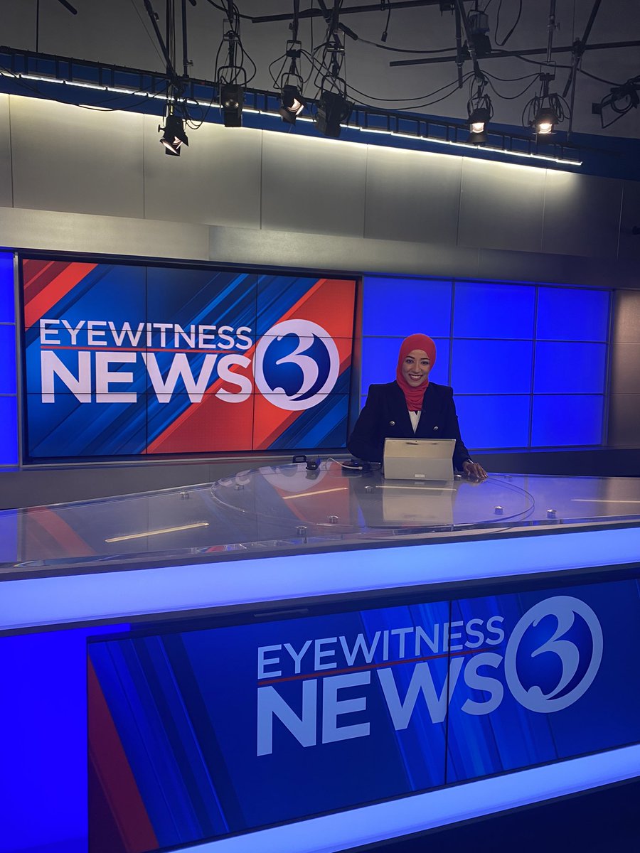 Ayah Galal (@ayahgalal) on Twitter photo Today was my first time anchoring at <a href="/WFSBnews/">WFSB Channel 3</a> and this marks the first time a woman in hijab has anchored in Connecticut! 🧕🏽🎥📺
Excited for this personal and professional milestone. Wishing a safe and happy Holidays to all! ❤️ Today was my first time anchoring at <a href="/WFSBnews/">WFSB Channel 3</a> and this marks the first time a woman in hijab has anchored in Connecticut! 🧕🏽🎥📺
Excited for this personal and professional milestone. Wishing a safe and happy Holidays to all! ❤️