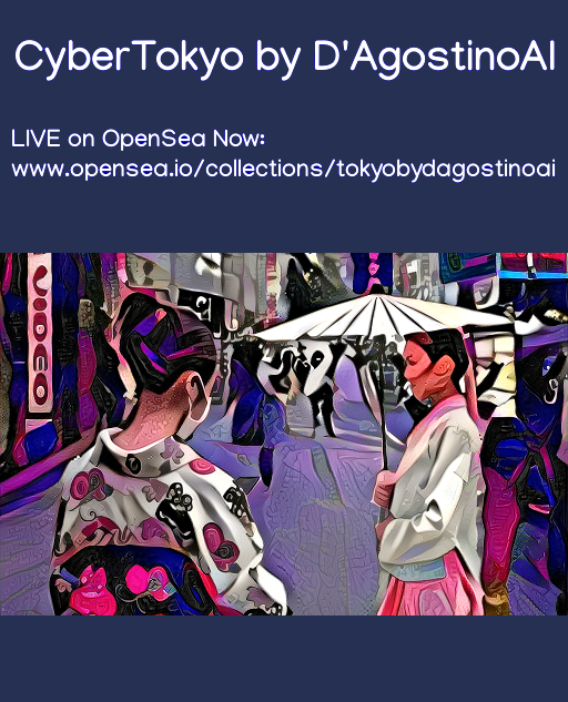 dagostinoai's tweet photo. We promised to deliver the collection before year end and here we are. Please come enjoy the CyberTokyo By D'AgostinoAI collection now:

https://t.co/Df9onXOW23 

#nft #nfts #nftcommunity https://t.co/MexP2C904a