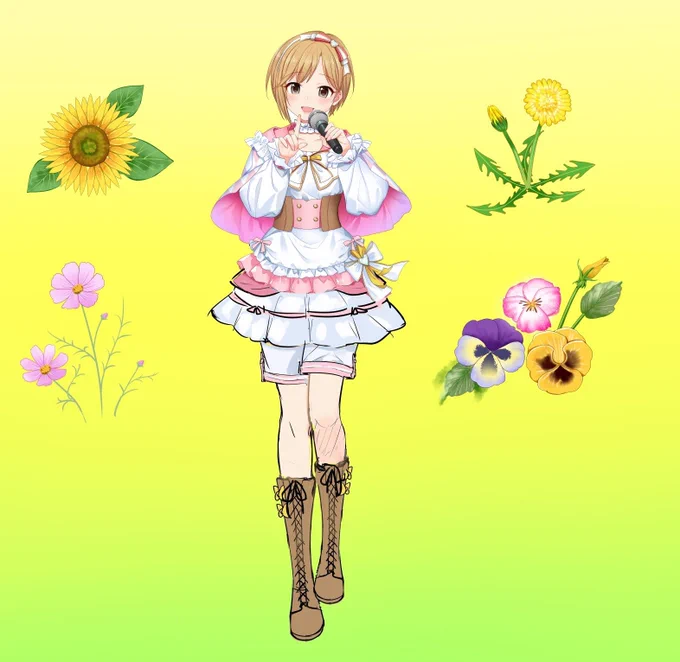 絶対ないだろうな…って思ってたんですけど、花のことばをピクシーケープで歌う夕美ちゃん。
本当に見たかったんです。
もう言葉がでません。

#シンデレラ10周年_愛知day1 