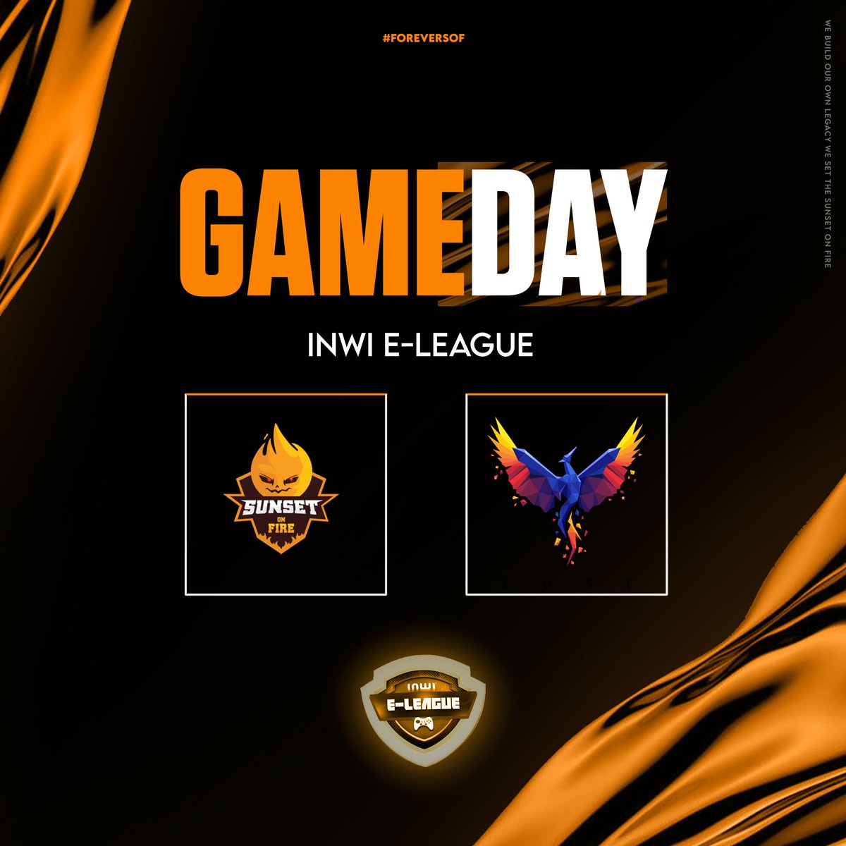 SOF_Esports's tweet photo. Today, Sunset on fire will be facing @Lost__Esports on our match in the INWI E-LEAGUE held by inwi and Moroccan Gaming Evolution and Hit Radio
Watch us live : https://t.co/YqnCwPNufM
We rely on your support
Let's set their sunset on fire
#foreversof https://t.co/GFamp1r4kp