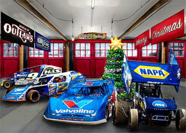 WorldofOutlaws's tweet photo. Merry Christmas, race fans! 🎄 https://t.co/LpWbe4OcSt