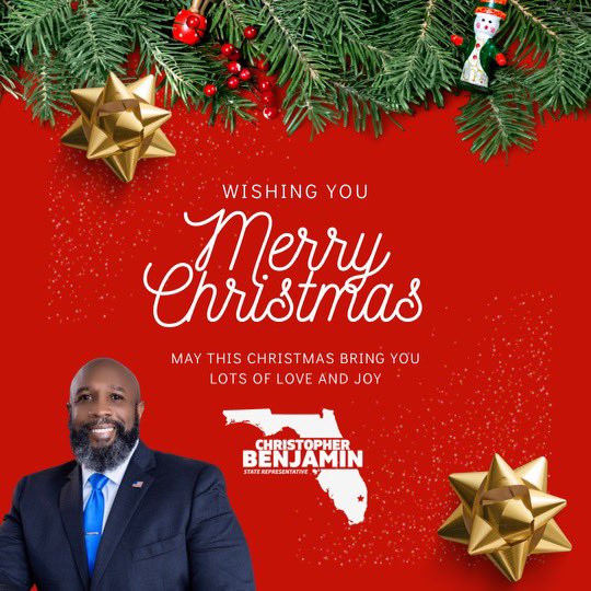judgecbenjamin's tweet image. Have a Holly Jolly Christmas ! #yourstaterep #RepBenjamin #D107 #WeareCommunity