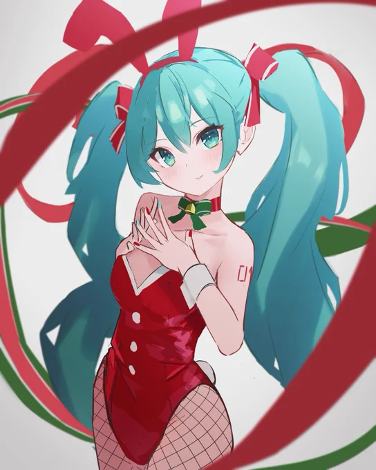 クリスマスバニー
#初音ミク 