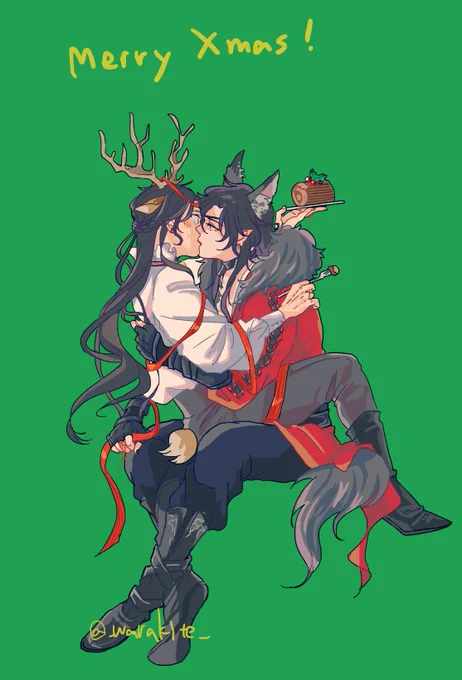 メリクリ花怜🎄あの衣装🐺🦌 