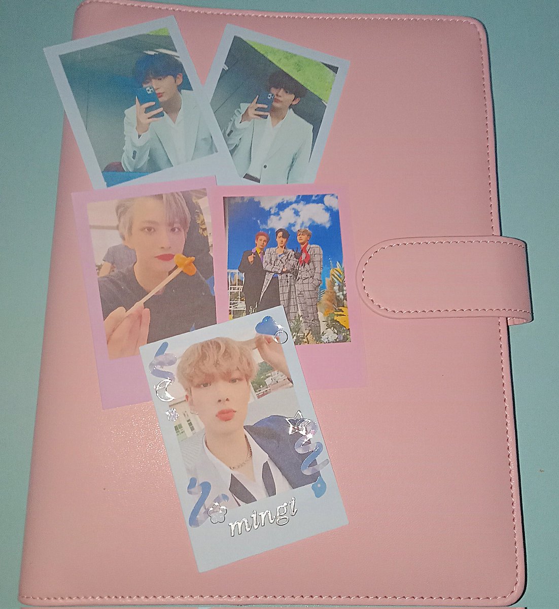 mingicart's tweet photo. ꒰ #mingimails ꒱ 

ꔛ sorry for the late feedback ngayon lang ako nakauwi . thank you so much @cjh_cart  for the macaron binder !! super pretty &amp; cute ng binder ,, umabot hanggang tenga ngiti ko when i saw the freebies >~< merry christmas ! hoping for more transactions w/ u soon https://t.co/2EXu1nVugk