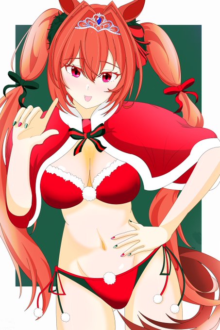 #illustration 
#クリスマス
#MerryChristmas2021
#ウマ娘 
#ダイワスカーレット 