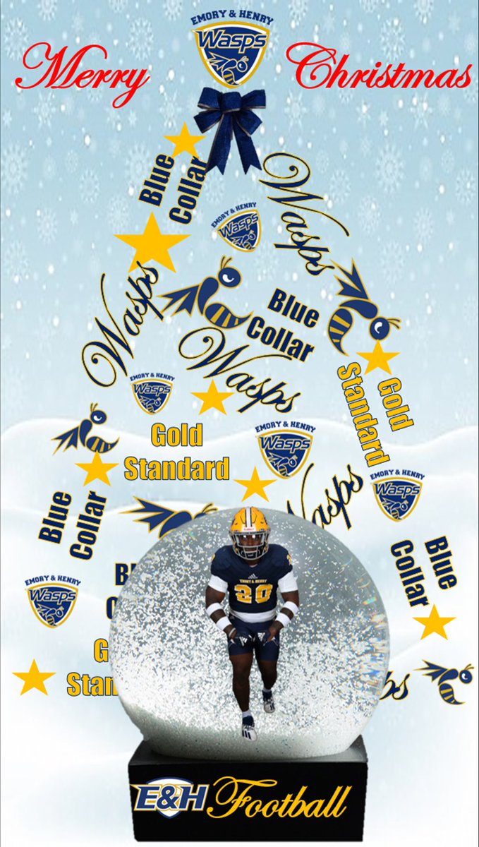 EmoryHenry_FB's tweet photo. Merry Christmas from the EHC Football Family ‼️ 🌲 https://t.co/Odn4QU3h7B