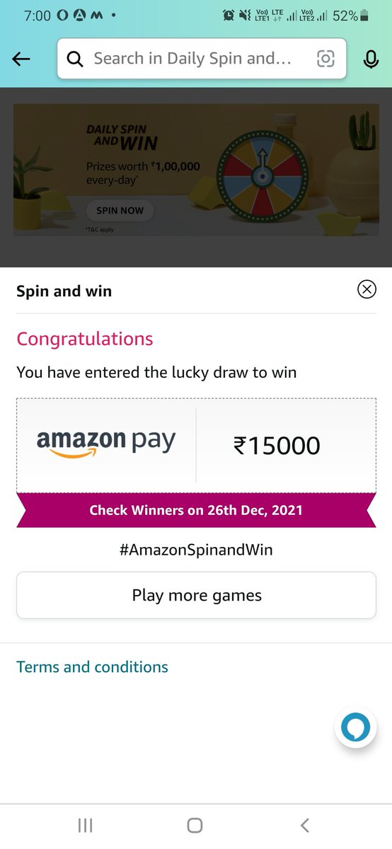 #AmazonSpinandWin