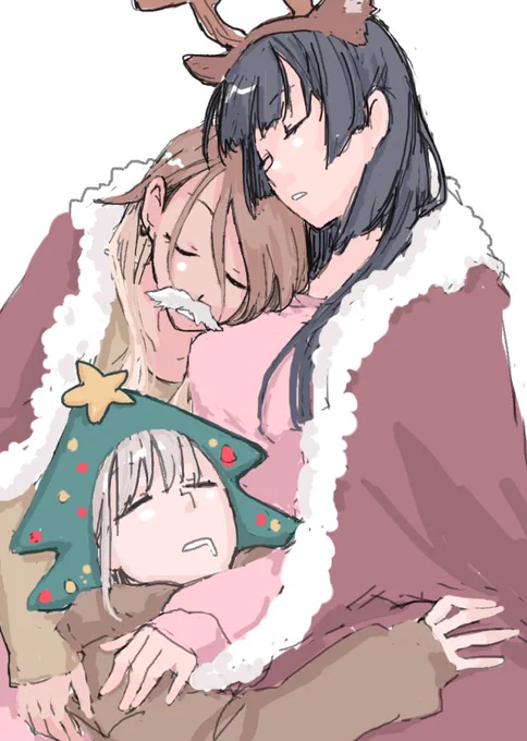 クリスマスのうかれた格好のまま力尽きるストレイライト 