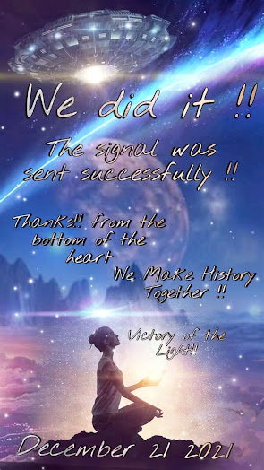 EriPureStar1212's tweet image. 神聖な介入の立ち上げ表明のアクションを実行いただき、ありがとうございました💖

私たちの表明が天まで届きました😊
祝福のエナジーすごかったです🛸💕
ファーストコンタクトは実現します🛸🎊
ありがとう💖ありがとう💖ありがとう💖

🌕毎月満月🌕この瞑想は継続🌈
🎧音源🎧
youtu.be/ViqvZjmaFV4