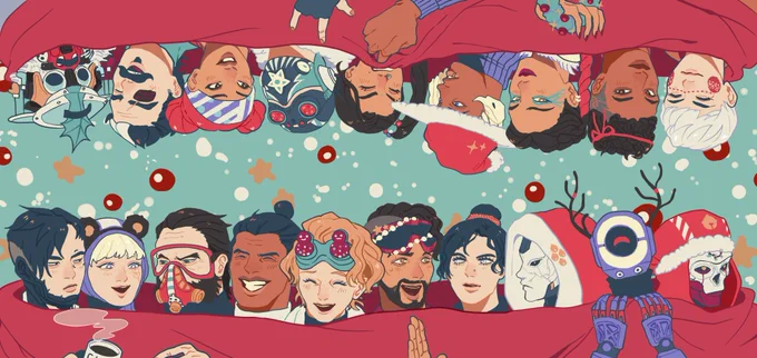 Happy Holidays‼🎄💫
#MerryChristmas2021 #ApexLegendsFanart 
