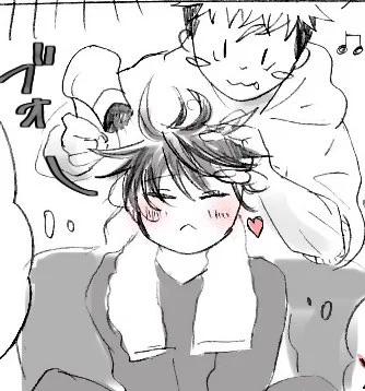 お気に入りちびゆじめぐコマとあでやかめぐみさん 