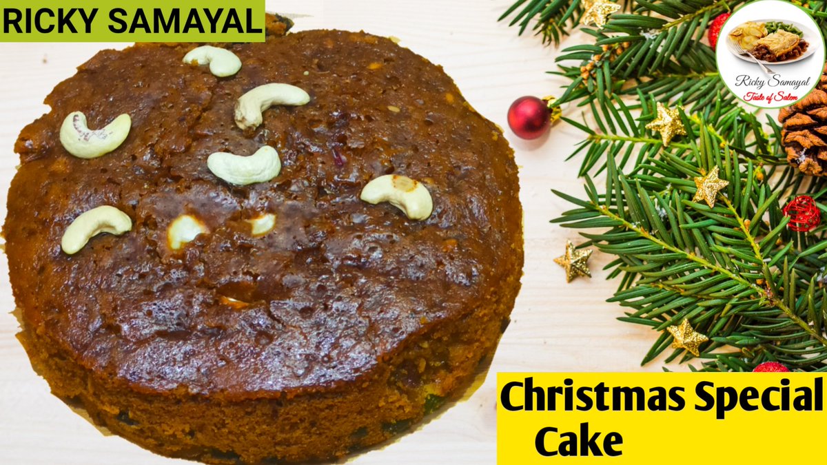 RickySamayal's tweet photo. Christmas plum cake @RickySamayal #YoutubeChannel

https://t.co/J12U4SO5NR

#christmas #plumcake #fruitcake #eggless #cakerecipesintamil #cake #trending #homemade #Foodshare #food #foodphotography #cooking  #delicious #WatchOnYoutube #ChristmasEve #ChristmasTree #CAKE #plumcake https://t.co/ZqjvwP9sos