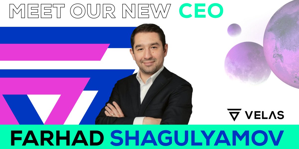 VelasBlockchain's tweet photo. ⚡️Farhad Shagulyamov Becomes the New CEO of Velas

This is the next step in the company's development, as Alex Alexandrov becomes Velas CIO. Both the CEO and the CIO will continue to work together for the prosperity of #Velas and its ecosystem.

📲https://t.co/r7QmMv6ZMZ https://t.co/CQv8t10AFw