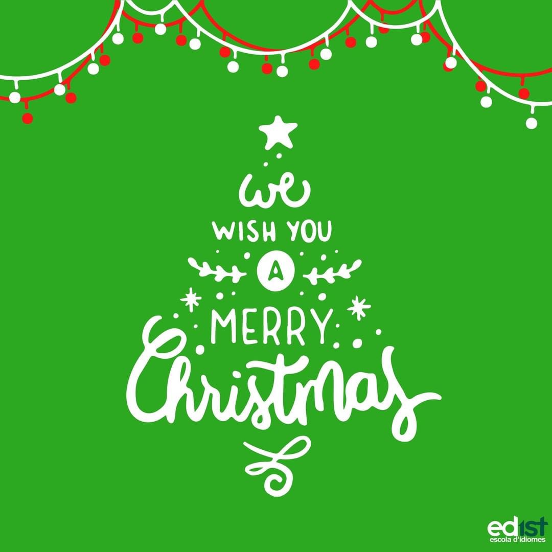 ‼🎅Merry Christmas from Edist team🎄

#Edist #EdistIdiomes #MerryChristmas #BonNadal #Nadal2021 #EnjoyChristmas #FelizNavidad #Santa #Edist #EdistIdiomes #SantAdria #Badalona