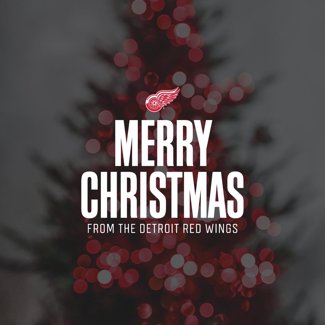 Detroit Red Wings Twitter: "From our family yours — Merry Christmas, # RedWings fans! ❤️ / Twitter