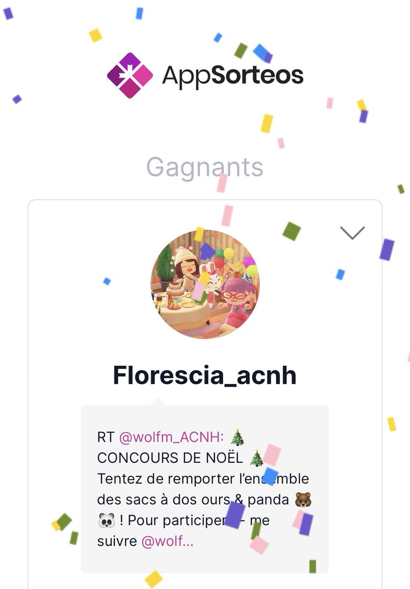 wolfm_ACNH's tweet photo. 🎄Concours CLOS 🎄

Félicitation à @Florescia_acnh✨
 
#AnimalCrossing #ACNHEntraide #ACNH https://t.co/i73A1noHIi