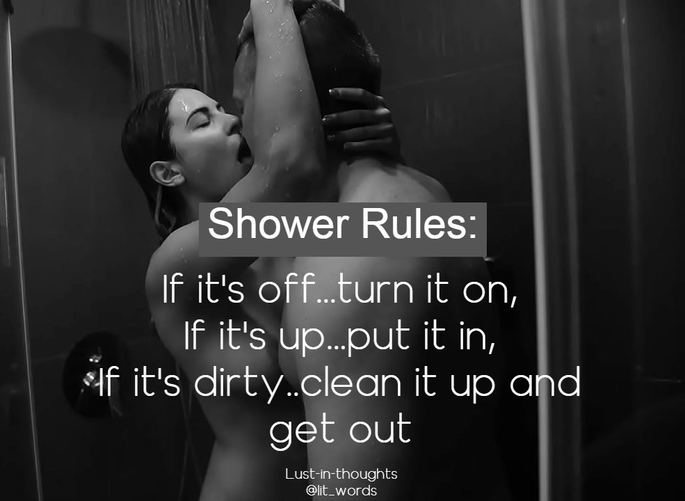 lit_words's tweet photo. Shower rules
#ShowerThoughts #lusttalks #sexting https://t.co/2AbYYHBAiL