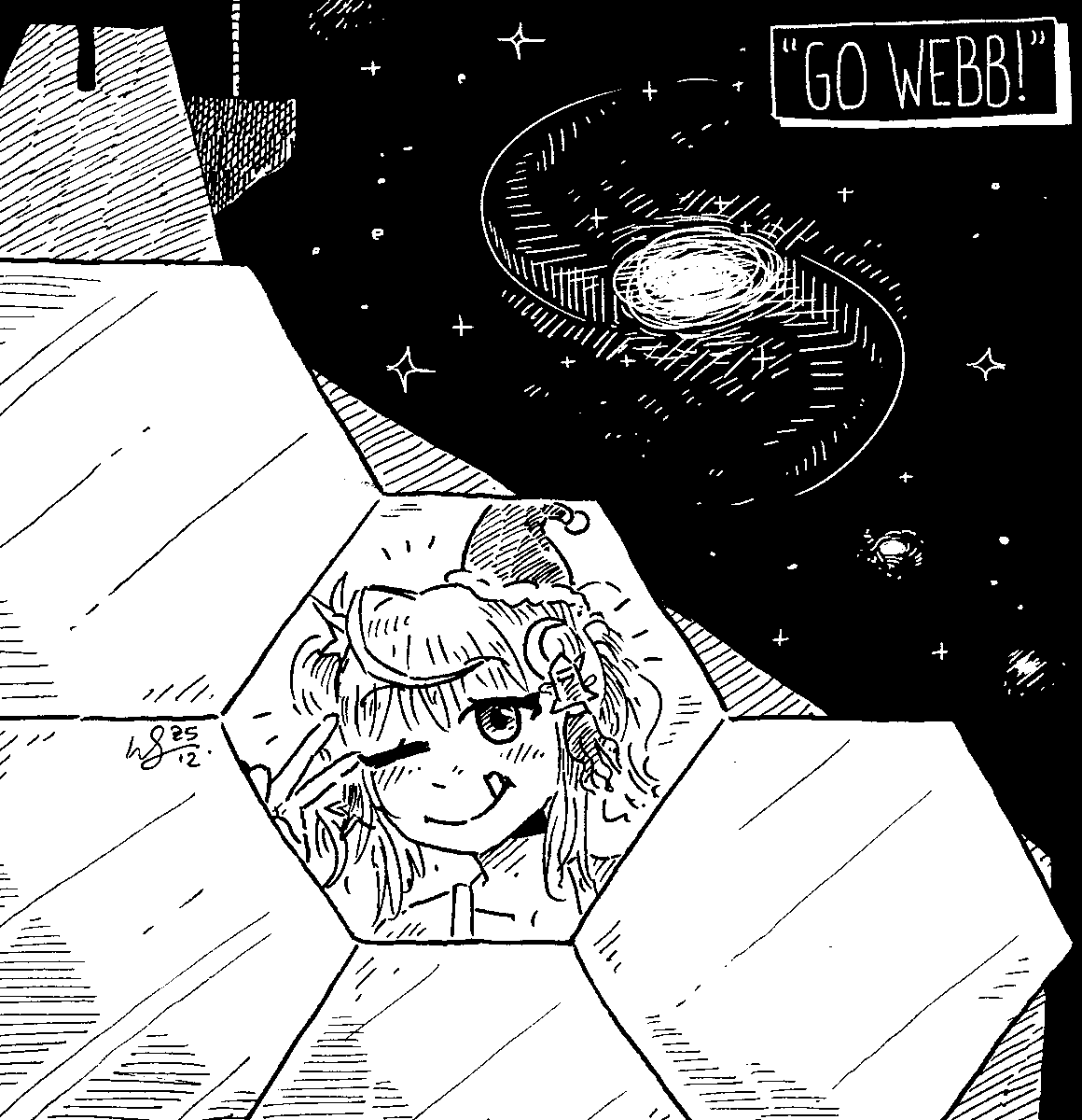 just watched the James Webb Space Telescope launch with Clear Usui!! :D so exciting!!! thank you Ria for making me fall in love with space missions again... 🙏 #くりあファイル 