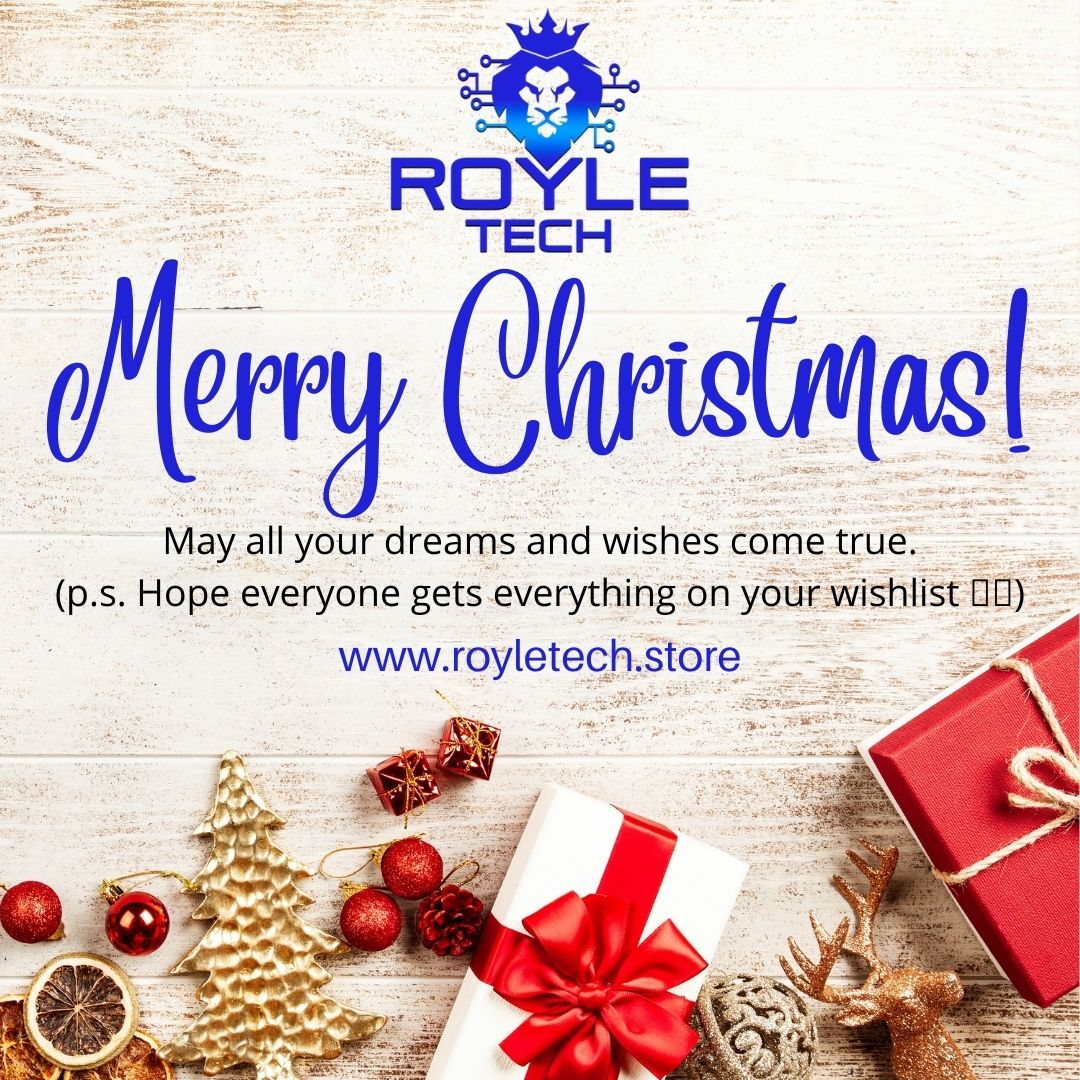RoyleTech's tweet image. MERRY CHRISTMAS &amp;amp; HAPPY HOLIDAYS EVERYONE
😁🎄🎉🎄😊🎊