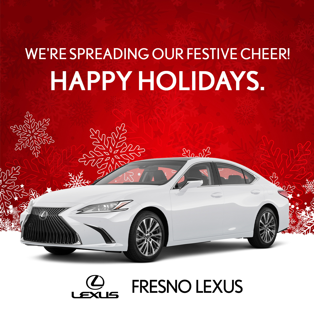 FresnoLexus's tweet photo. Don't be bitter this holiday season, we're spreading our festive cheer! Happy holidays from #FresnoLexus! #HappyHolidays https://t.co/7IKtN74W09