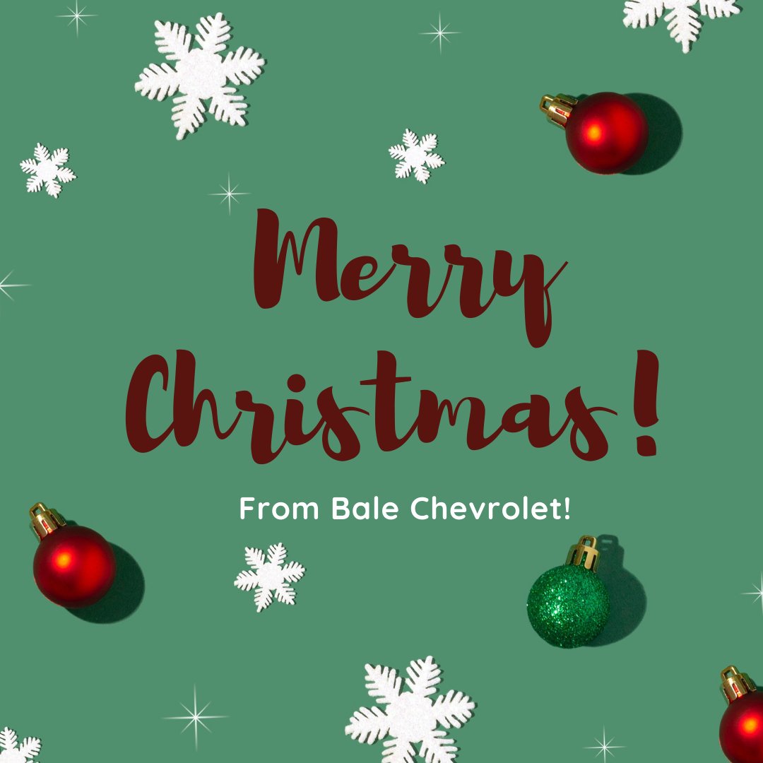 We hope you have an amazing Christmas! What is your favorite Christmas tradition?
•
•
•
#balechevrolet #chevy #chevrolet #chevroletdealer #arkansasdealer #littlerock #visitlittlerock #merrychristmas