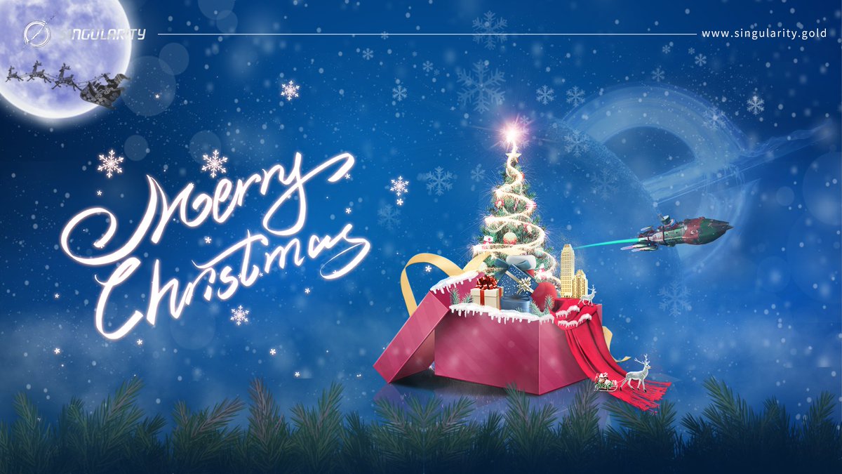 SingularitySGLY's tweet photo. ❤️Dear global players of the crypto world and the Singularity game ❤️
🎄Merry Christmas! 🎄
🎅Send your Christmas greetings in [Official] Singularity Group (text\video\emoticons) 👉https://t.co/QdusNsj6Mb
🎁Of course, maybe you will get SGLY as a Christmas surprise gift https://t.co/q35bAvTsWF