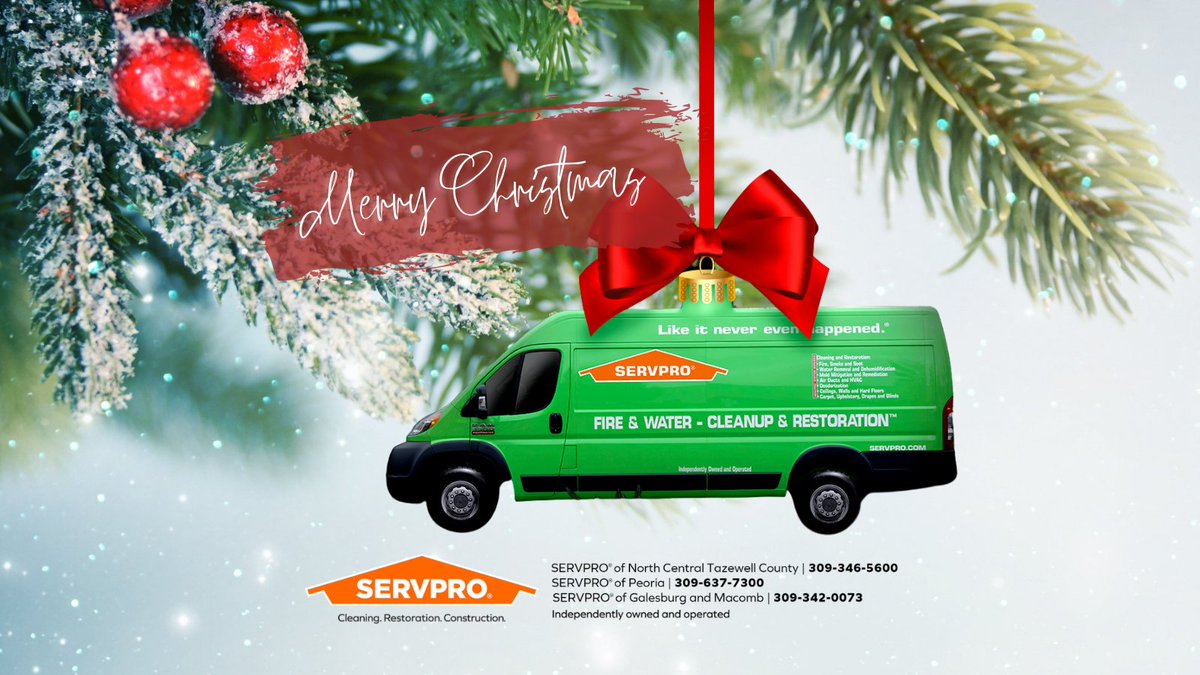 #servpro #cleaning #restoration #centralillinois #christmas #merrychristmas #holiday