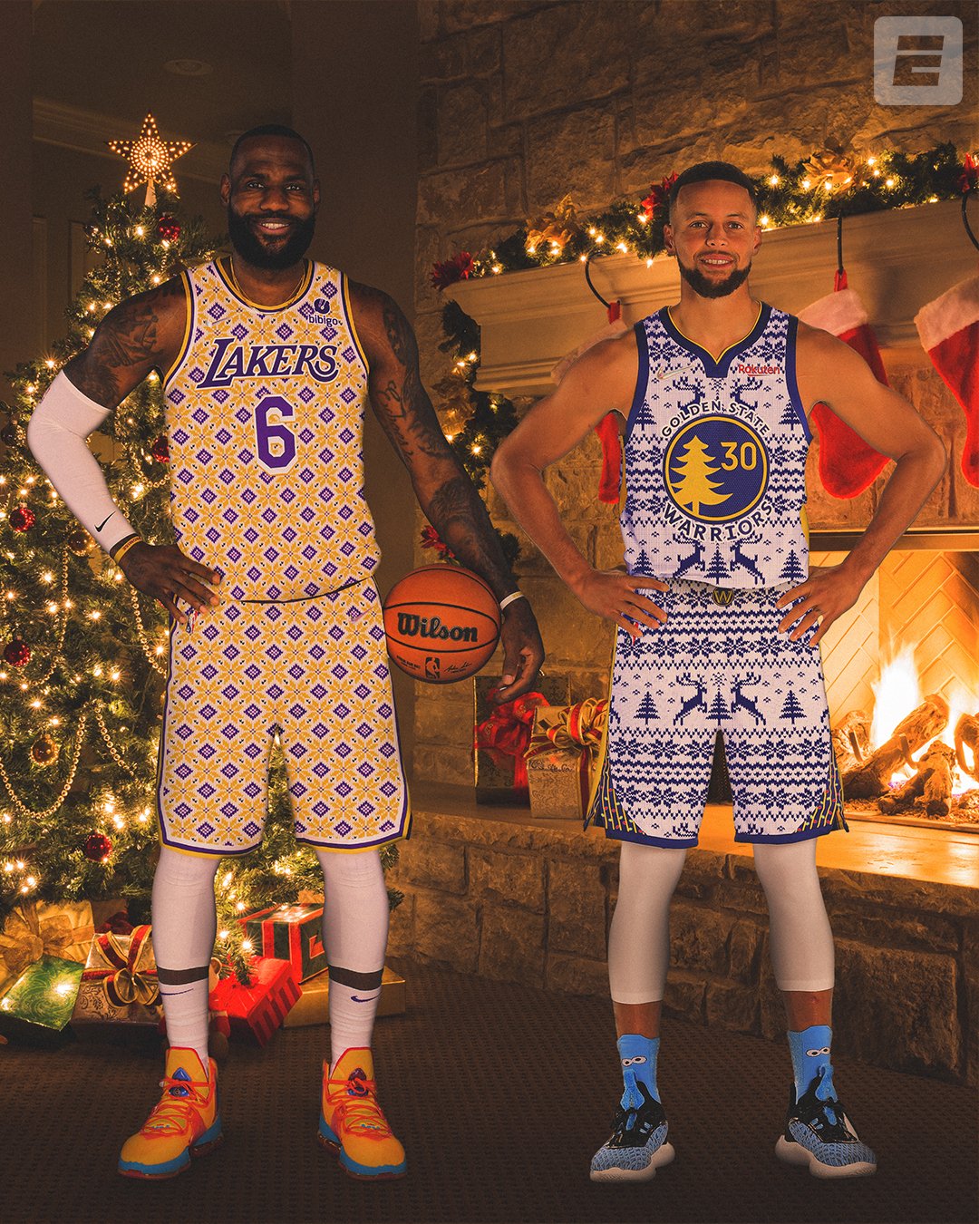 ESPN on X: What if this year's NBA Christmas teams wore ugly sweater  jerseys? 🎄🤔  / X