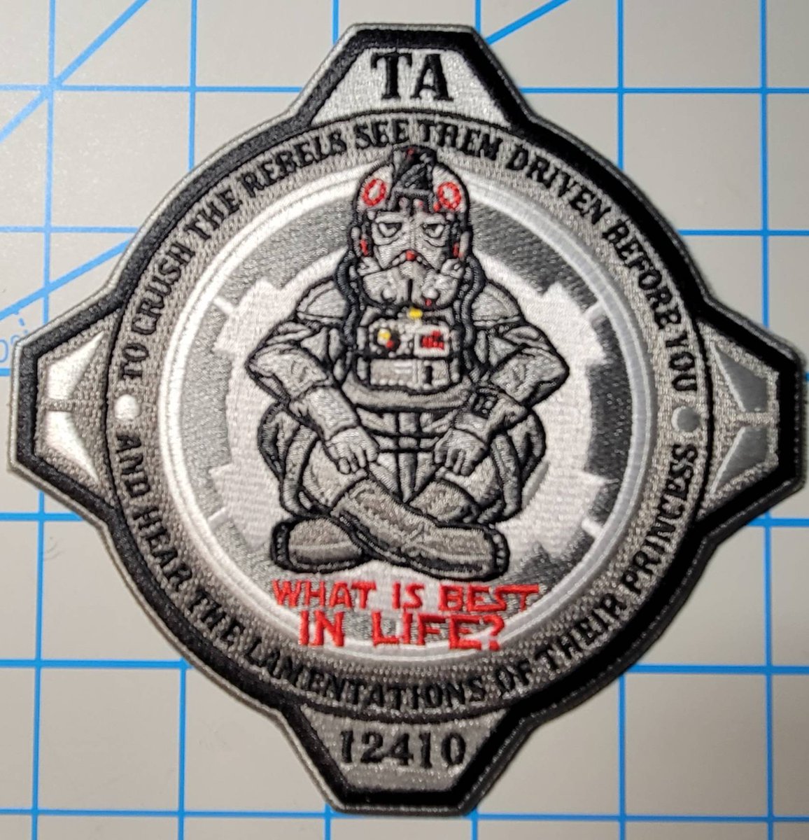 ImpHolocron's tweet photo. Huge shout out to Friend of the Holocron, Tom A.; fellow member of the #PSWCS family & proud member of the @501stLegion He sent us this amazing #StarWars AT-AT Driver patch from TA 12410 of Garrison Tyranus https://t.co/HMzmtA6jPS