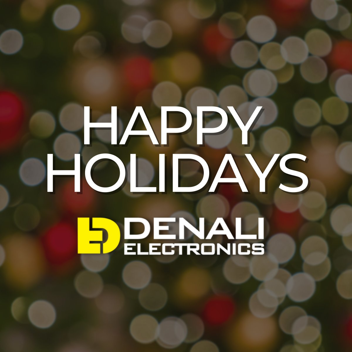 DenaliLighting's tweet photo. Happy Holidays from the DENALI Electronics team! We hope everyone has a restful and fun weekend with family and friends!
#DENALIElectronics #DENALILights https://t.co/a0t8RgO4rq