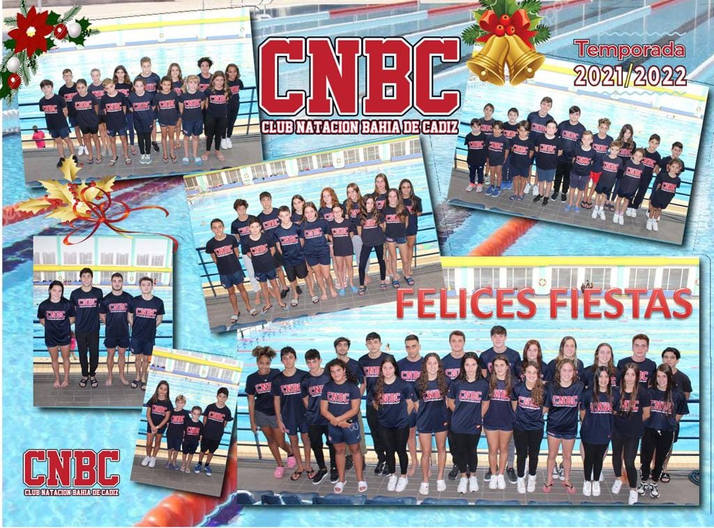 🎄EL CLUB NATACIÓN BAHÍA DE CÁDIZ OS DESEA FELIZ NAVIDAD Y UN PRÓSPERO AÑO NUEVO🎄