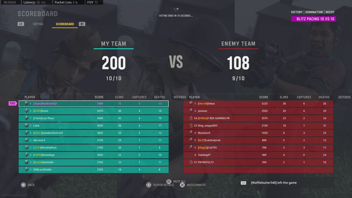 RealGamingDyl's tweet image. Can't convince me this controller doesn't add +10 accuracy. 22 gunstreak and these stats first game on, on my least favorite map?