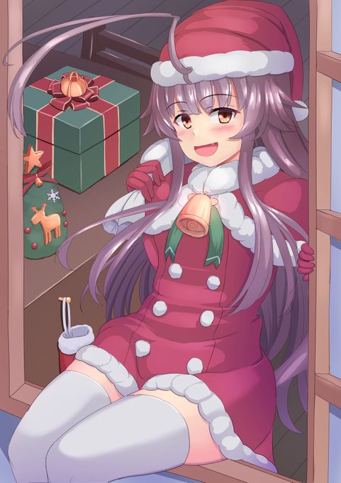 メリークリスマス
#艦これ 
#球磨 