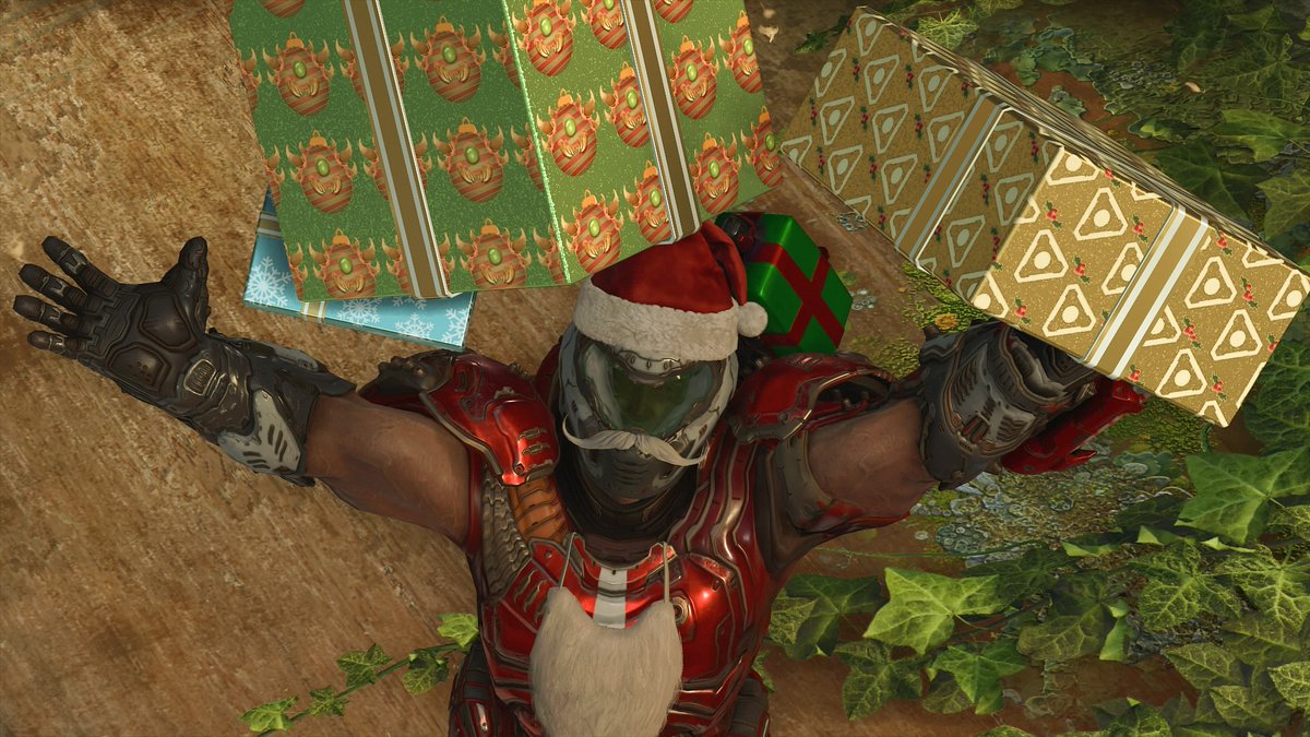 Leviethan__'s tweet photo. Merry Christmas, Slayers! ❄🎄

#DoomEternal https://t.co/fZtJV6FY83