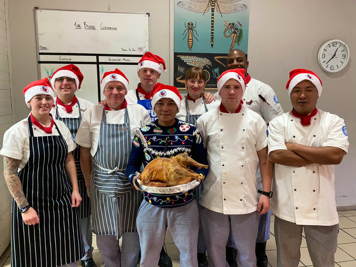 Wishing everyone a very happy Christmas and a peaceful and healthy 2022. As is tradition, because we are far from home this Christmas, the SNCOs and Officers served the Riflemen their Christmas dinner, expertly prepared by our incredible chefs here at Ledra Palace.