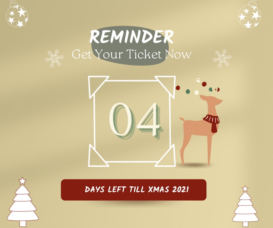 InteractGR's tweet photo. We’re 4 days away from our big night🎄🤩 Did you get your ticket yet?🤔 If not, Hurry Up ‼️
Contact Us
01202912931
01206876885 https://t.co/nDWaNFNlB2