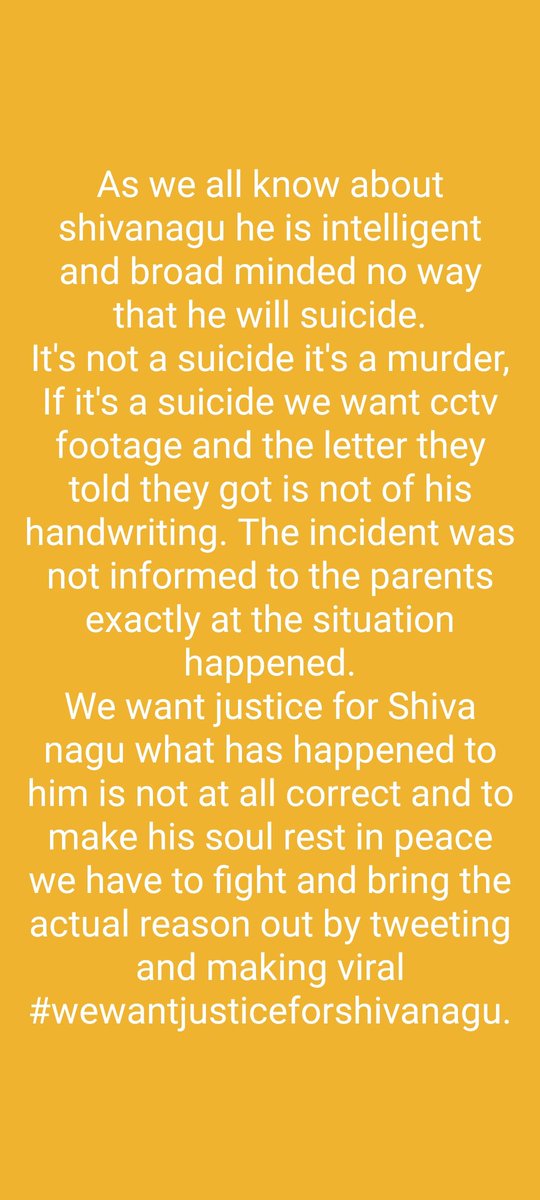 Rajeshr61495321's tweet photo. #wewantjusticeforshivanagu https://t.co/x26CZ1t3H0
