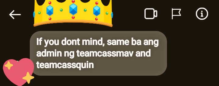 CassQuin_Ofc's tweet photo. Hi team!! Just a little clarification that teamcassmav and teamcassquin ay magkaiba po ang admins, thank you for asking anyway. 🙂🙂 https://t.co/7rR4ePL9Ai