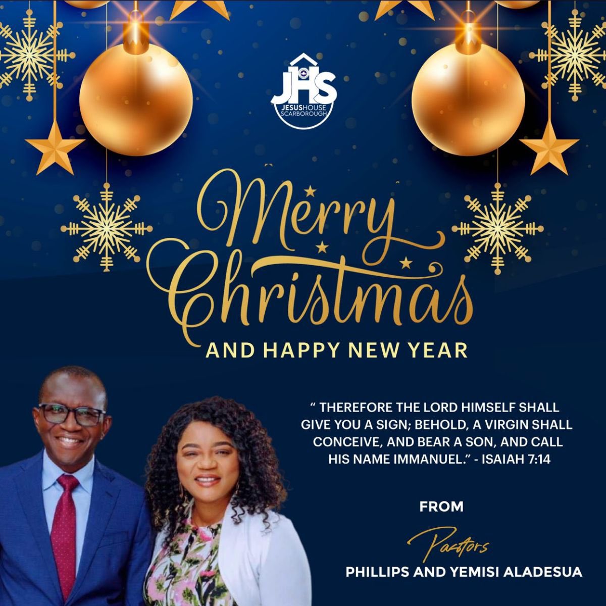 rccgjhs's tweet photo. Compliments of the season!

From our Jesus House family to yours!

#RCCGJHS #MerryChristmas #Complimentsoftheseason https://t.co/eWx7zvUoSg