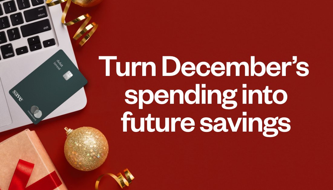 save_tech_llc's tweet photo. As you celebrate the holidays this year, Save gives you a little more cheer one purchase at a time. There are less than six days left in the year 🤯 🤯 Time is running out for you to get 2x investment matches for all your qualified purchases. #joinsave #finance #personalfinance https://t.co/p9QCqSmgmT