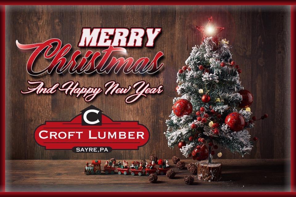 croftlumber's tweet photo. The holidays are a special time to be thankful for all of the wonderful blessings in our lives. 

Wishing you a very Merry Christmas and Happy New Year from the entire @croftlumber family. https://t.co/l8lItI18zI
