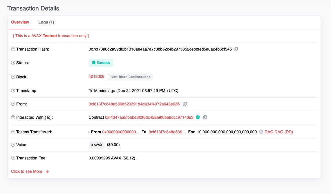 DA0_DAO's tweet photo. Proof for token mint https://t.co/Q7j9yOdtih