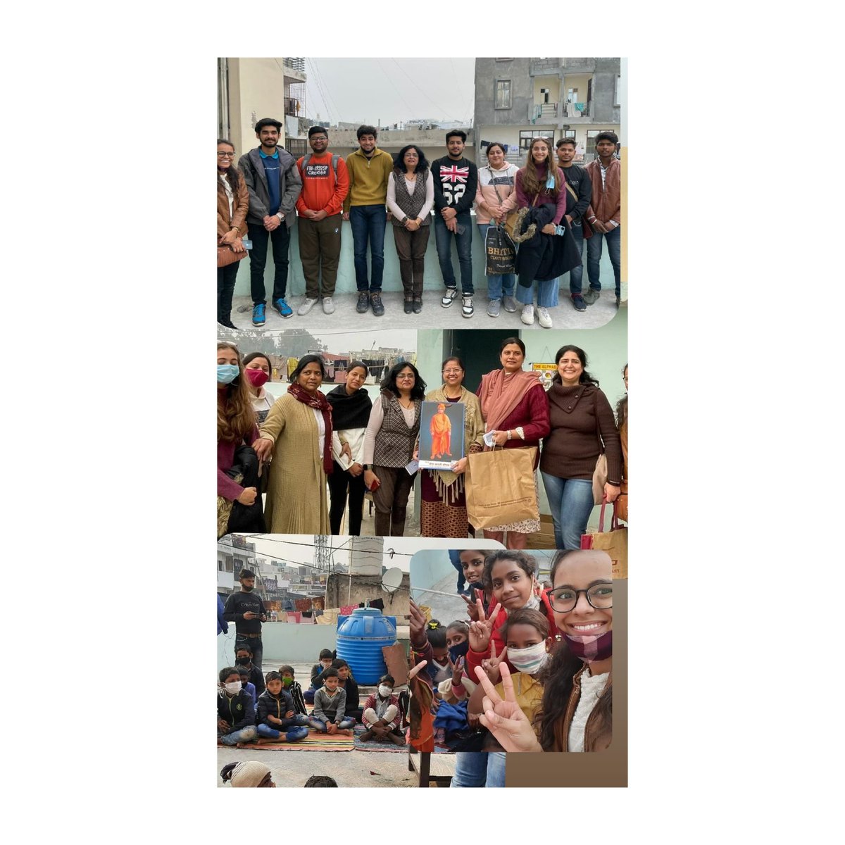 nss_andc_'s tweet photo. We the NSS Unit of ANDC celebrated Christmas with these little Champs by spreading joy and happiness.

Special thanks to Dr Sunita Jetly Mam, Program officer NSS ANDC to give us this opportunity.

#clothdonationbynss 
#nssandc
#Christmas https://t.co/IYLJAoN4AC