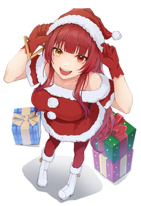 サンタマリン船長～～🧑‍🎄🏴‍☠️ #マリンのお宝 