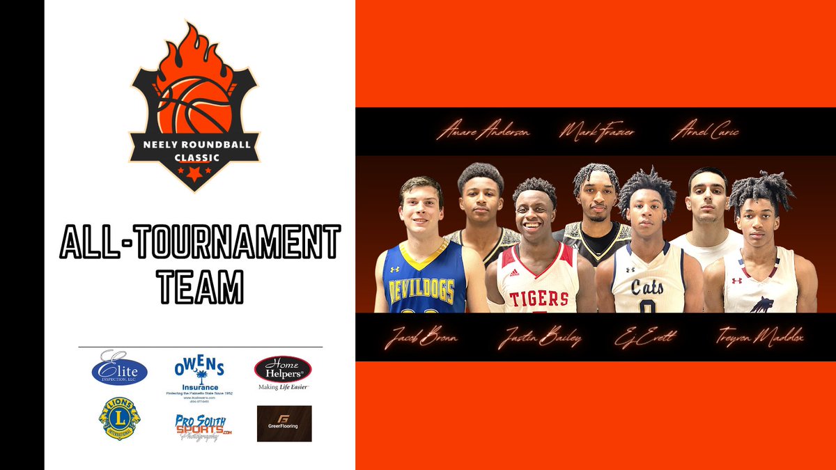 NeelyClassic's tweet photo. @NeelyClassic RECAP: 
Neely Classic All-Tournament Team
Ej Evett @elijahyadig13 
Justin Bailey @JustinBailey_2_ 
Jacob Brown @jacobbrown22TR 
Amare Anderson 
Mark Frazier @markfredo1
Arnel Curic @ArnelCuric14 
Treyvon Maddox https://t.co/cKpDaXtCvo