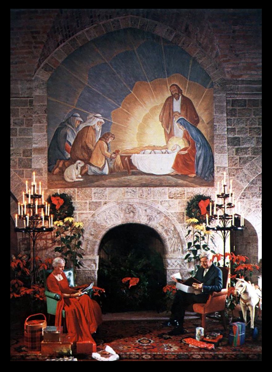 ADVENT CALENDAR DAY 25
🎄
A life-size oil painting of the Adoration of the Shepherds hung above the fireplace in Glencairn’s Upper Hall for many years. Click here for more information: bit.ly/3sv1U0w