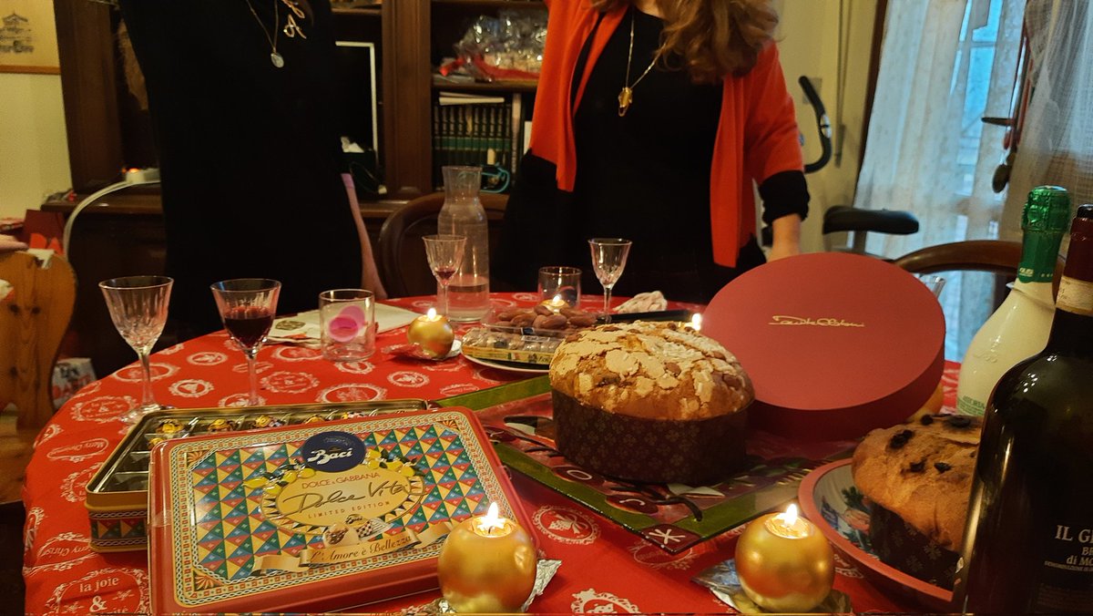 Best way to conclude delicious Christmas meal is by having Baci by Dolce &amp; Gabbana and panettone by Michelin Star Chef Davide Oldani!