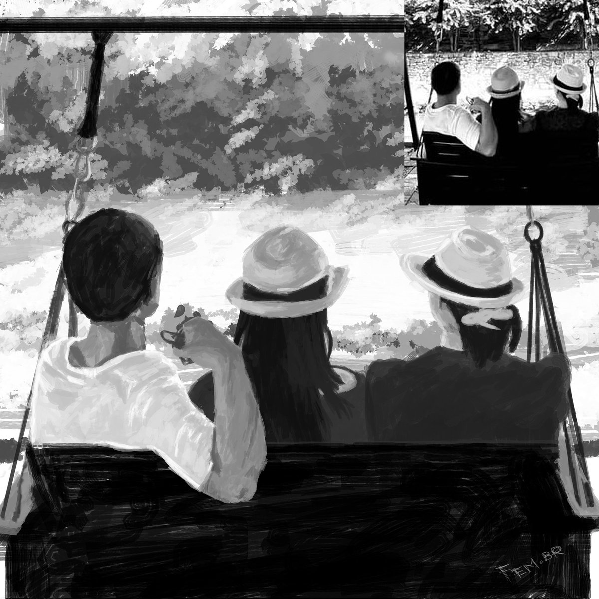 fem_br's tweet photo. Art for ___endaph___ &amp; ahcdianne of Instagram 😁

#digitalartatudy #artstudy #photostudy #blackandwhite #art https://t.co/gpv8AJ7N9a